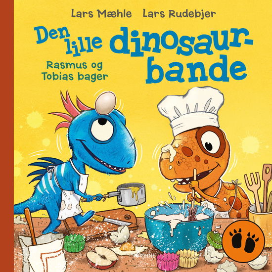 Cover for Lars Mæhle · Den lille dinosaurbande – Rasmus og Tobias bager (Gebundenes Buch) [1. Ausgabe] (2025)