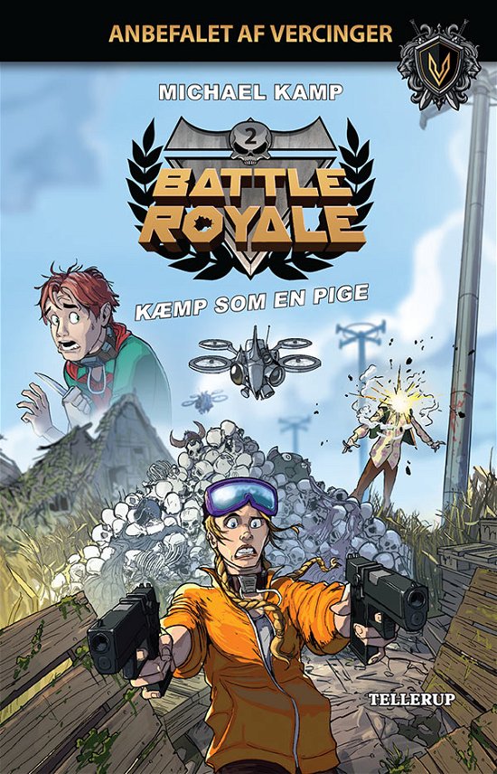 Cover for Michael Kamp · Battle Royale,2: Battle Royale #2: Kæmp som en pige (Gebundenes Buch) [1. Ausgabe] (2020)