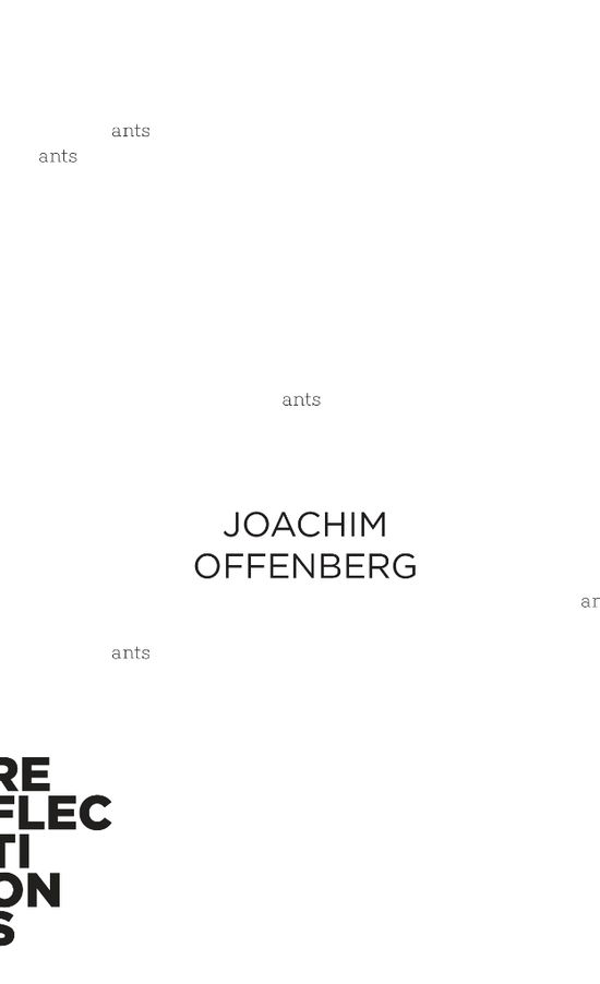 Cover for Joachim Offenberg · Reflections 6: Ants (Sewn Spine Book) [1er édition] (2019)