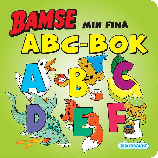 Cover for Bamse Min fina ABC-bok (Board book) (2024)