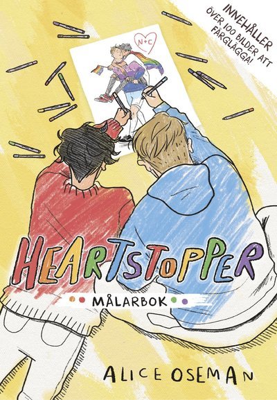 Cover for Heartstopper Målarbok (Buch) (2023)