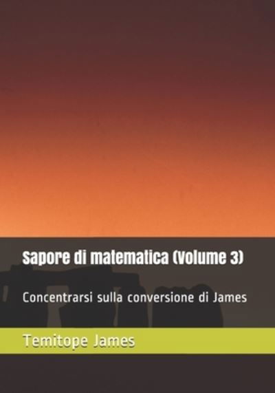 Cover for Temitope James · Sapore di matematica (Volume 3) (Taschenbuch) (2020)