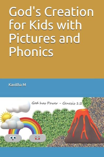 Cover for Kavitha M · God's Creation for Kids with Pictures and Phonics (Paperback Book) (2020)