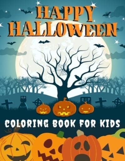 Cover for Toodma · Happy Halloween Coloring Book for kids (Paperback Book) (2020)