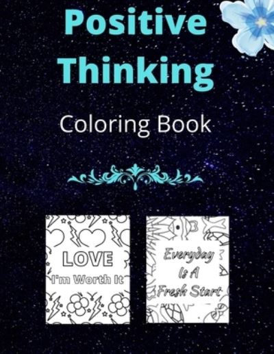 Cover for Rhonda Grice · Positive Thinking Coloring Book (Paperback Book) (2021)