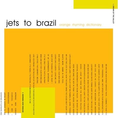 Cover for Jets to Brazil · Orange Rhyming Dictionary (LP) (2017)