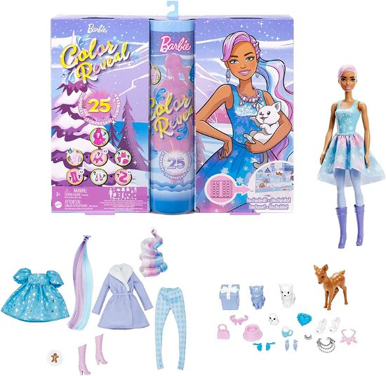 Barbie Color Reveal Advent Calendar 2022 - Barbie - Merchandise -  - 0194735083138 - 19. september 2022
