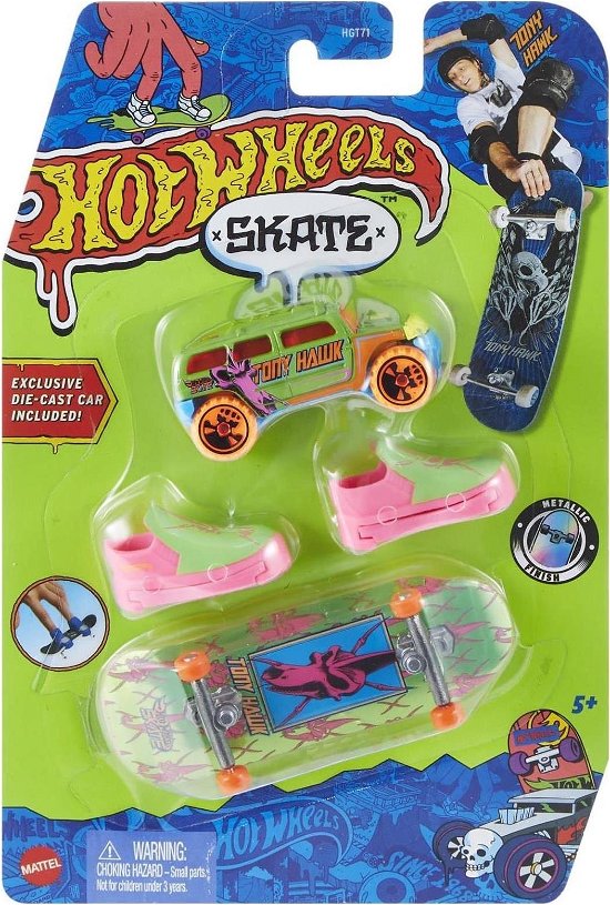 Cover for Mattel · Mattel Hot Wheels: Skate - Rockster &amp; Howlan Tony Hawk Fingerboard Set (hng65) (MERCH)