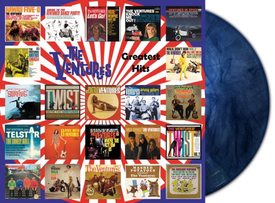 Cover for The Ventures · Greatest Hits (Blue Marble Vinyl) (WINYL) (2023)