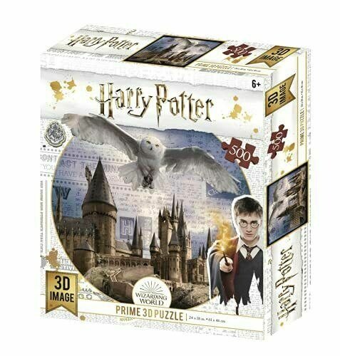 Cover for 3D Image Puzzel · Hogwarts And Hedwig (500 Stukjes) (Jigsaw Puzzle) (2022)
