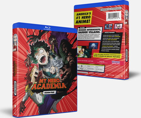 Cover for Blu-ray · My Hero Academia - Season 4 Complete (Blu-ray) (2022)