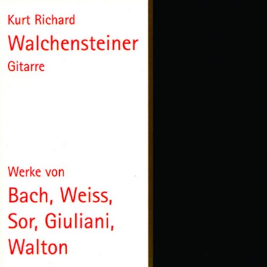 Cover for Walchensteiner Kurt Richard · Gitarre (CD) [Digipack]