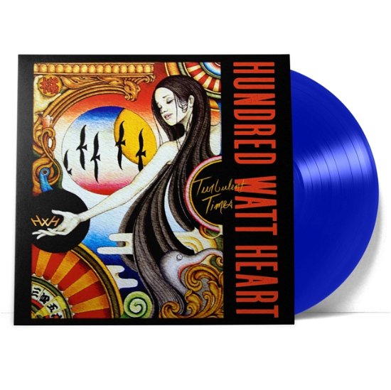 Cover for Hundred Watt Heart · Turbulent Times (Limited Translucent Blue Vinyl) (LP) (2019)