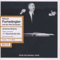 Violin Concerto in D Major Op 77 - Brahms / Wiener Philharmoniker / Furtwangler - Musique - MYT - 0801439902138 - 27 octobre 2009