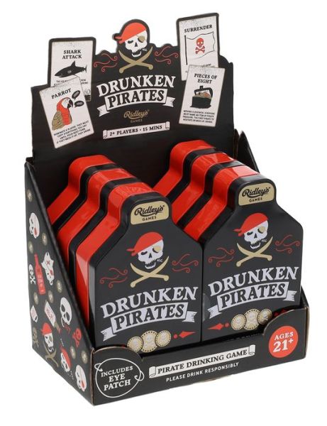 Drunken Pirates Drinking Game CDU of 6 - Ridley's Games - Books -  - 0810073340138 - August 4, 2020