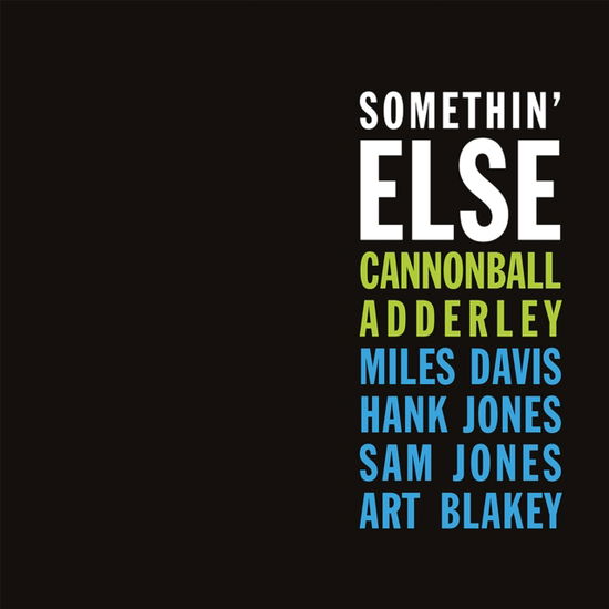Cover for Cannonball Adderley · Somethin Else (Royal Blue Vinyl) (LP)