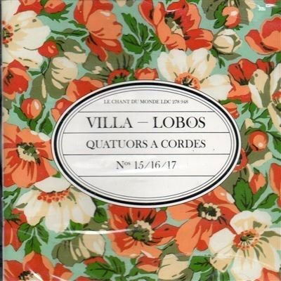 Cover for Heitor Villa-Lobos  · Quartetto Per Archi N.15 (1954) (CD)