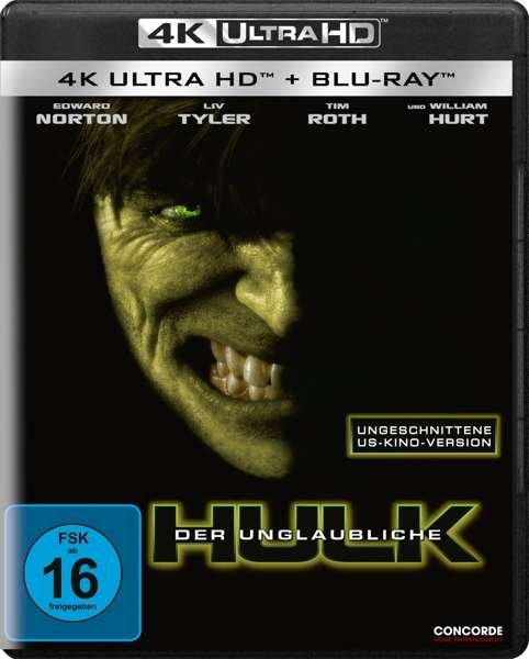 Cover for Der Unglaubliche Hulk (Special · Der Unglaubliche Hulk Se (4K UHD Blu-ray) (2018)