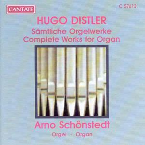 Cover for Distler / Schonstedt · Complete Organ Works (CD) (1995)