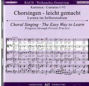 Chorsingen leicht gemacht - Johann Sebastian Bach: Weihnachtsoratorium BWV 248 (Alt) - Johann Sebastian Bach (1685-1750) - Musik -  - 4013788003138 - 