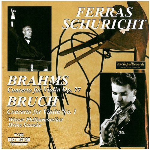 Cover for Brahms / Schuricht · Vln Konzert / Wiener Phil. 19 (CD) (2012)