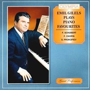 Plays Piano Favourites - Emil Gilels - Musik - OLYMPIA - MEZHDUNARODNAYA KNIGA MUSICA - 4607167791138 - 