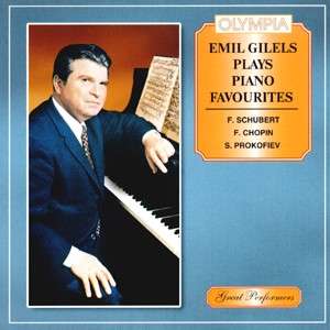 Plays Piano Favourites - Emil Gilels - Muzyka - OLYMPIA - MEZHDUNARODNAYA KNIGA MUSICA - 4607167791138 -