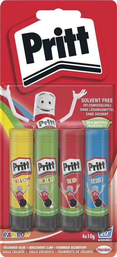 4 Pritt fun colors Klebestifte 10,0 g (Toys)