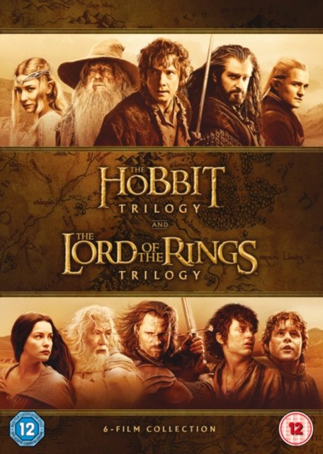 Cover for The Hobbit Trilogy / the Lord · Middle Earth Collection - Hobbit Trilogy + Lord Of The Rings Trilogy (DVD) (2016)
