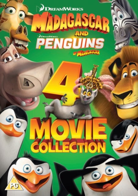 Madagascar / Escape 2 Africa / Europes Most Wanted / Penguins Of Madagascar - Madagascar 13  Penguins of Mad DVD - Películas - Universal Pictures - 5053083156138 - 24 de septiembre de 2018