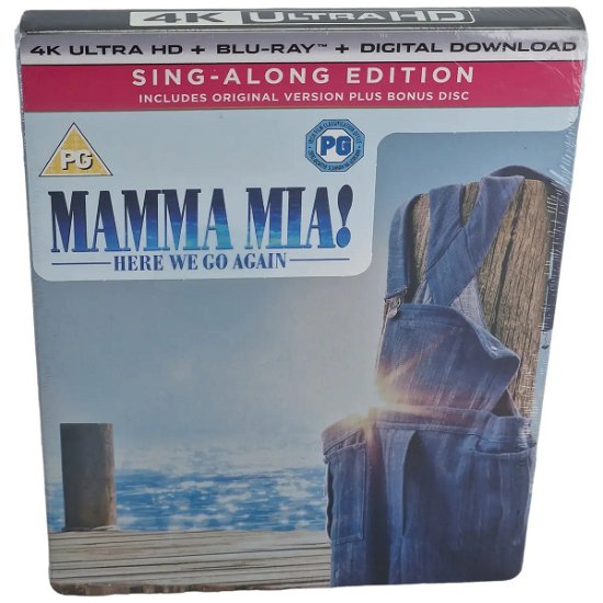 Cover for Mamma Mia! Here We Go Again · Mamma Mia - Here We Go Again Limited Edition Steelbook (4K UHD Blu-ray) (2023)