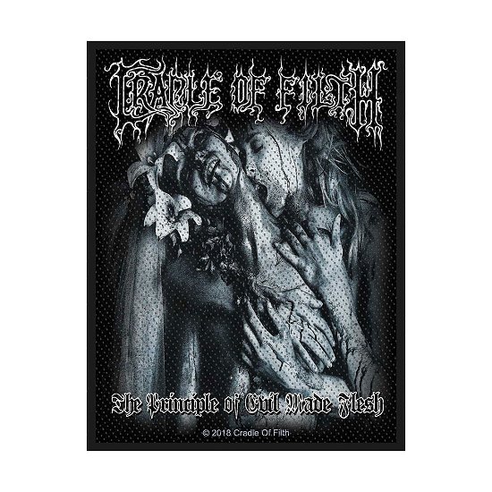 Cradle Of Filth Standard Woven Patch: Principle of Evil Made Flesh - Cradle Of Filth - Merchandise - PHD - 5055339792138 - August 19, 2019