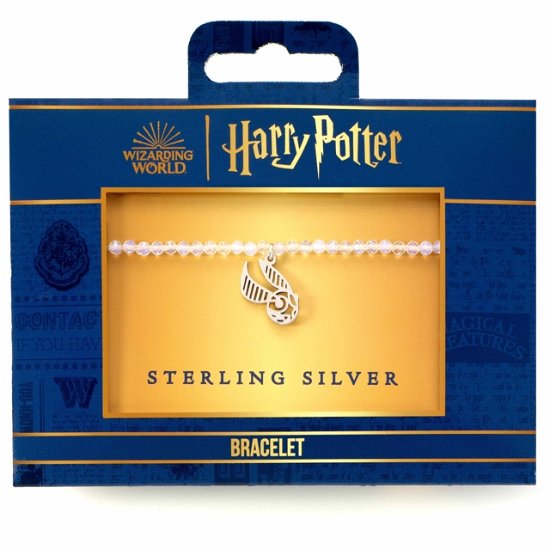 Cover for Harry Potter · Harry Potter Crystal Bracelet &amp; Sterling Silver Golden Snitch Charm (MERCH) (2024)