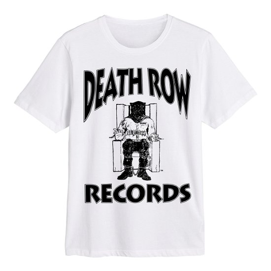 Cover for Death Row Records · Death Row Records Logo (White) (T-shirt) [size S] [White edition] (2020)