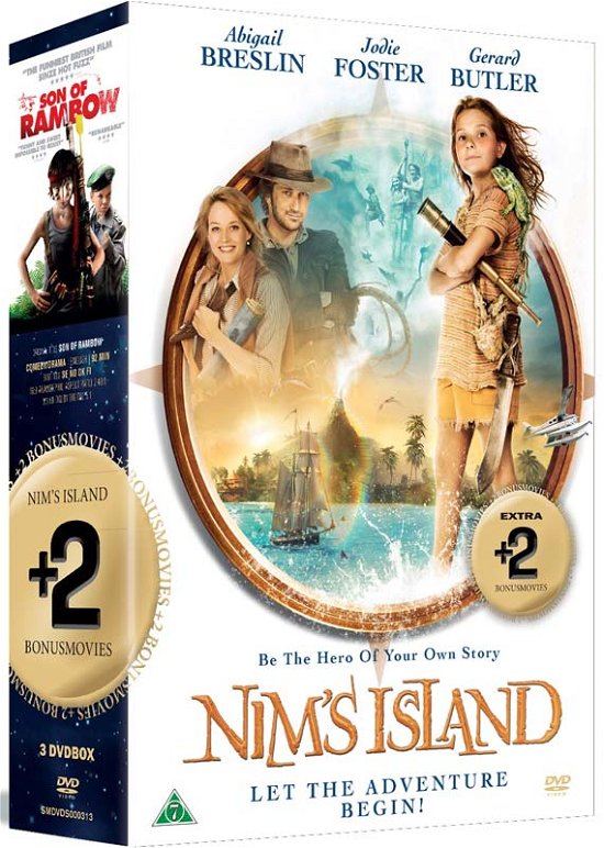Cover for Nims Island + 2 film (DVD) (2015)