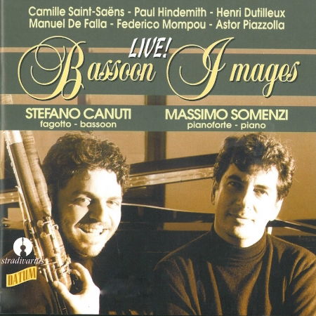 Cover for Piazzolla / Canuti / Somenzi · Live Bassoon Images (CD) (2017)