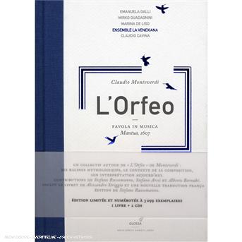 Cover for C. Monteverdi · Orfeo -edition Luxe Limitee- (CD) [Limited Deluxe edition] (2007)