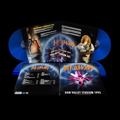 Cover for Def Leppard · Don Valley Stadium 1993 (2 LP Blue Vinyl) (LP) (2024)