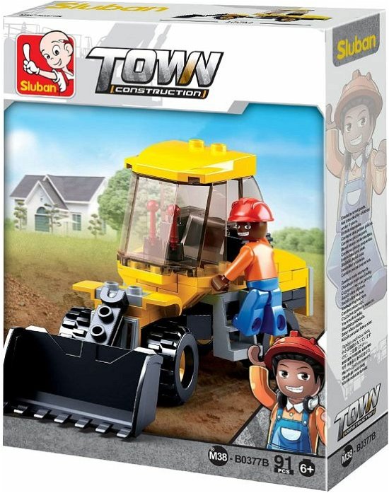 Cover for Sluban · Town Construction Small Forklift Truck 91pcs (MERCH) (2019)