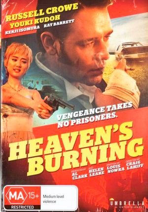 Cover for Russell Crowe · Heaven's Burning (DVD) (2020)