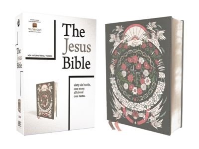 Cover for Passion · The Jesus Bible Artist Edition, NIV, Leathersoft, Gray Floral, Comfort Print (Lederbuch) (2022)