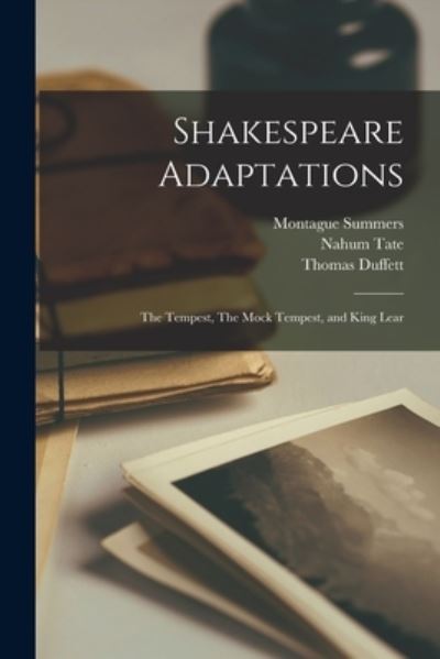 Cover for Nahum Tate · Shakespeare Adaptations (Bok) (2022)