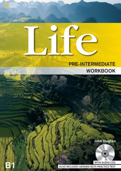 Cover for Hughes, John (Duke University) · Life Pre-Intermediate: Workbook with Key and Audio CD (Book) (2012)