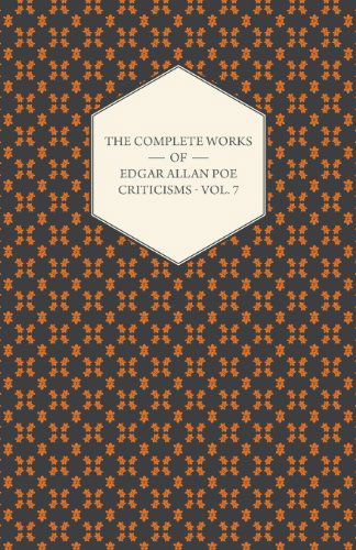 Cover for Edgar Allan Poe · The Complete Works Of Edgar Allan Poe; Tales 7 (Pocketbok) (2008)