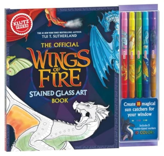 Wings of Fire Stained Glass Art Book - Klutz - Editors of Klutz - Other - Scholastic US - 9781546134138 - July 3, 2025