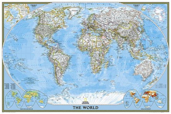 Cover for National Geographic Maps · World Classic, Poster Size, Tubed: Wall Maps World (Map) [2018th edition] (2018)