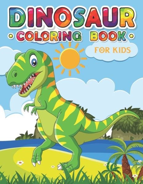Cover for Saad Publishing · Dinosaur Coloring Book for Kids (Pocketbok) (2019)