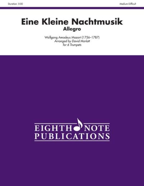 Cover for Wolfgang Amadeus Mozart · Eine Kleine Nachtmusik (Partituren) (2014)