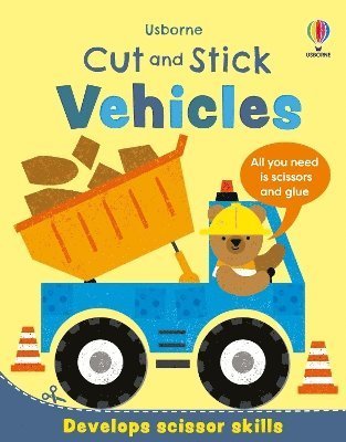 Cut and Stick Vehicles - Cut and Stick - Jessica Greenwell - Books - Usborne Publishing Ltd - 9781805077138 - January 2, 2025