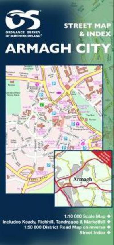 Cover for Ordnance Survey of Northern Ireland · Armagh City - Irish Street Maps (Kort) (2006)